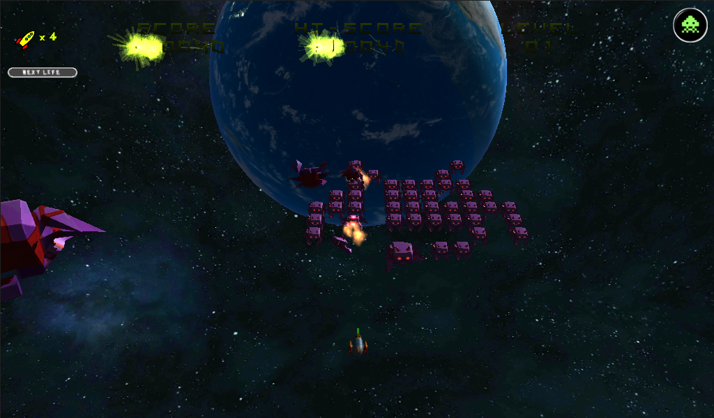 Galaxy Invaders 3D截图4