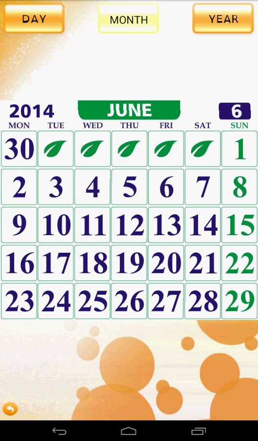 English Tamil Calendar 2014截图14