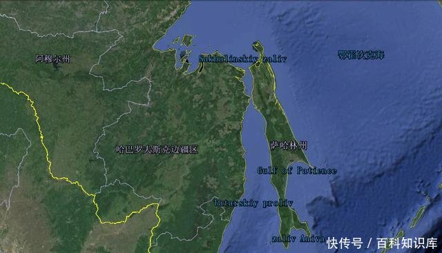 俄国地图上必须以中国地名标注的地方,炎黄子