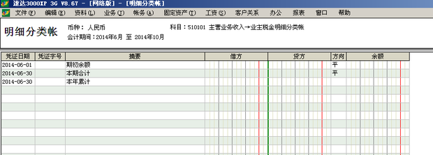 为什么在速达软件的主营业务收入下增加二级科目不能删除，科目没有引用过，急！求解答