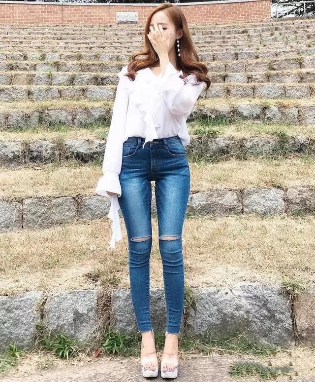 引人注目的牛仔裤小学,不管走到哪都是迷乐昌美女乐昌市图片