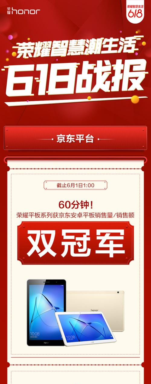 荣耀手机618首份战报京东、苏宁双平台安卓销