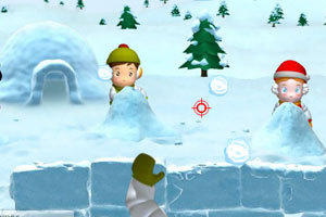 圣诞节打雪仗,圣诞节打雪仗小游戏,360小游戏