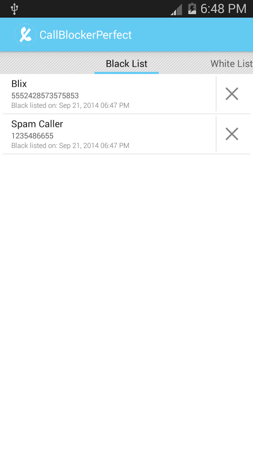 CallBlockerPerfectFree截图1