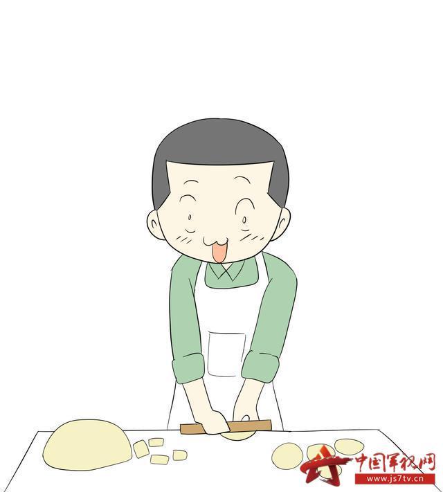 萌漫|兵哥哥教你包饺子