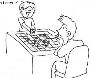 怎么画国际象棋儿童画