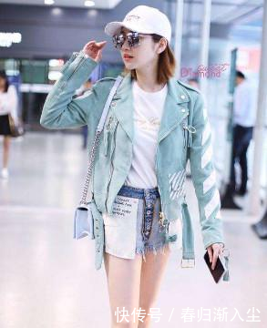 林志玲反穿牛仔裙,杨幂倒穿牛仔裙,柳岩胸衣外