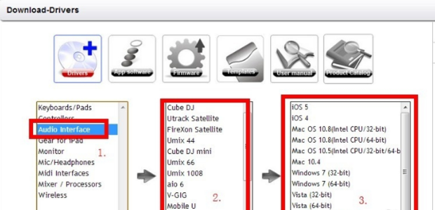 Icon艾肯声卡如何从网络下载官方声卡驱动
