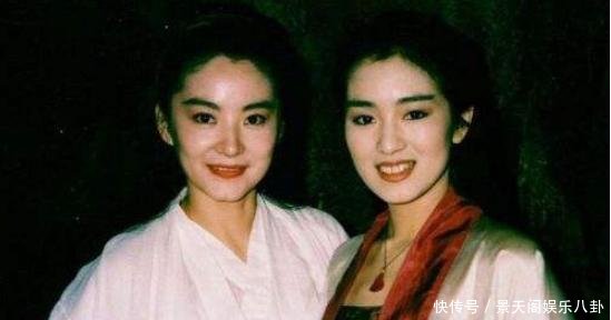 林青霞年轻时真是太美,很多女星跟她合照,颜值