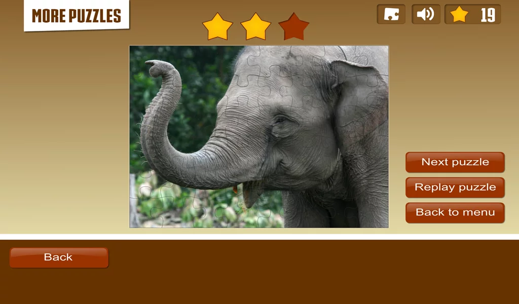 Elephant Jigsaw Puzzle截图9