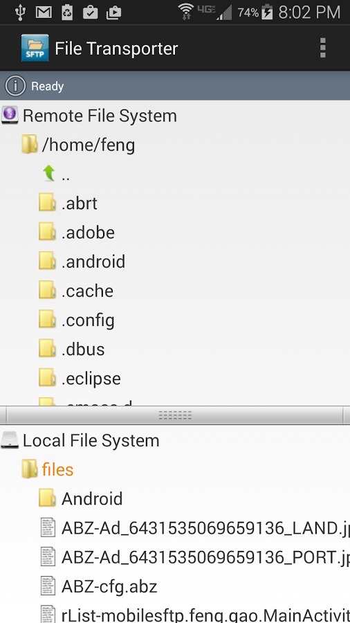 Mobile SFTP(Secure FTP Client)截图6