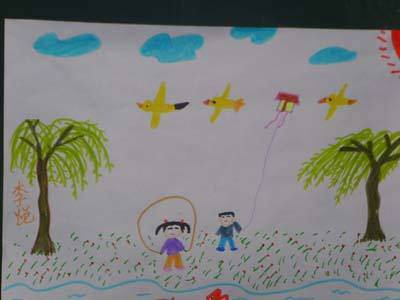 怎么画春天的画,要画难一点的