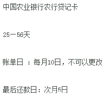 信用卡到期还款日