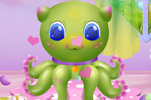 清洁章鱼婴儿房,清洁章鱼婴儿房小游戏,360小