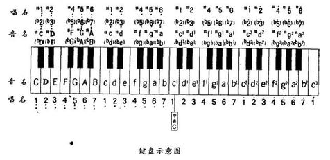 32键电子琴键盘如何分布