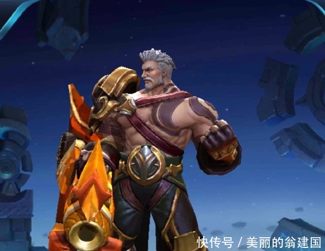 王者峡谷七大肌肉男,最后一个的肌肉肯定是画