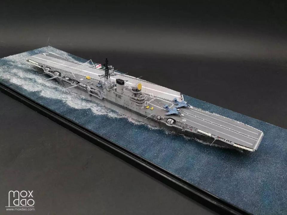1:700英国胜利号航空母舰(水景)| 模型作品