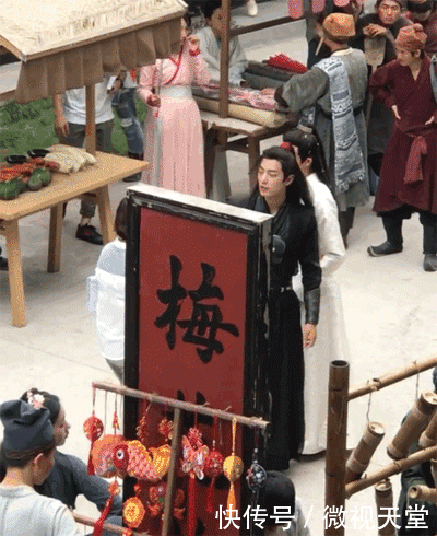 《陈情令》热拍中,男神肖战演魏无羡,蓝忘机的发型却遭群嘲