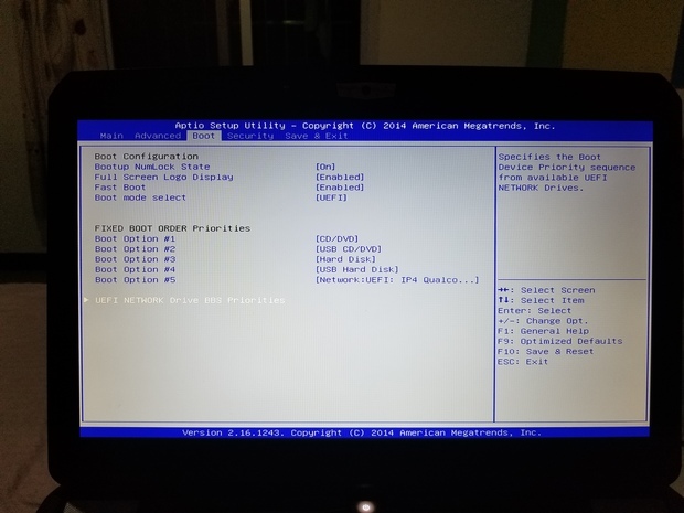 我的镭波f760bios恢复默认值后电脑开机就是b