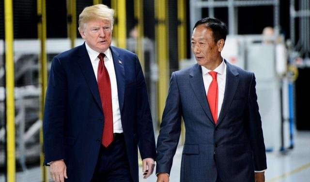 特朗普要郭台铭招退伍军人,郭台铭解释您上任