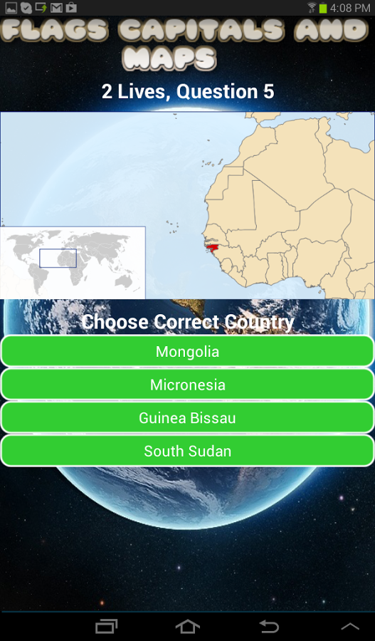 Flags Capitals and Maps Free截图1