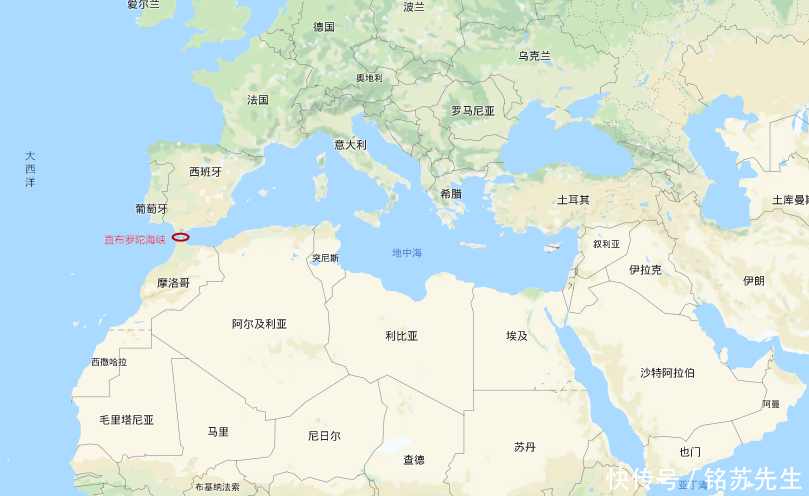 世界级战略通道直布罗陀海峡,英国和西班牙为