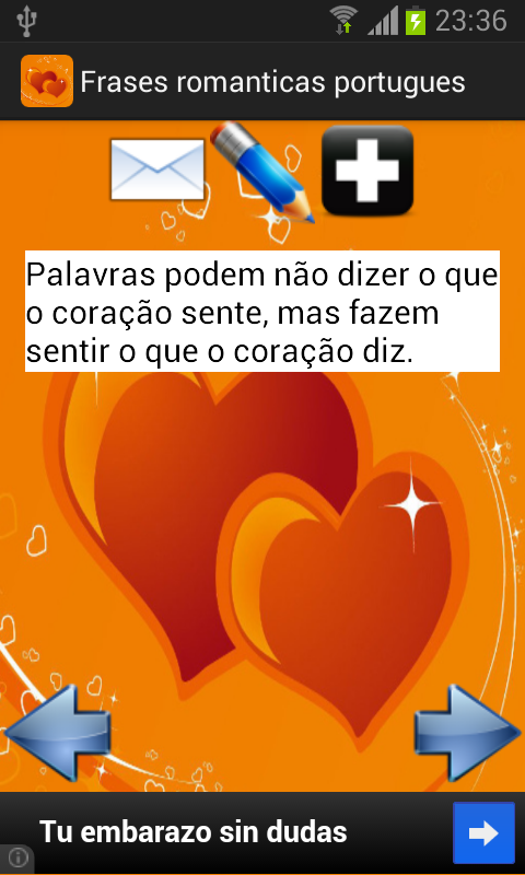 Frases romanticas portugues截图1