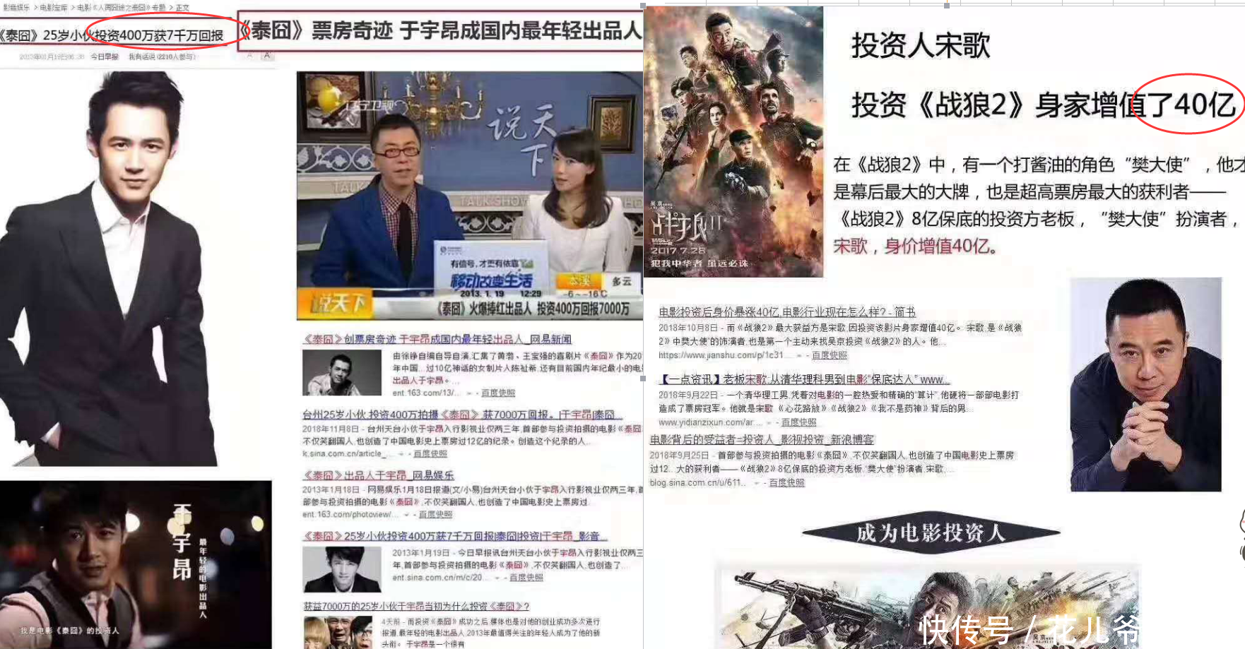 山东大学生投资《西虹市首富》30万,一期分红