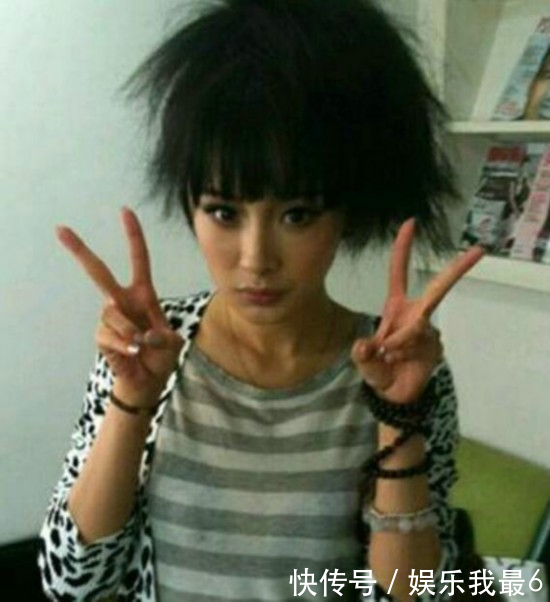 女星杀马特发型,赵丽颖离不开圆字,李宇春黑帮