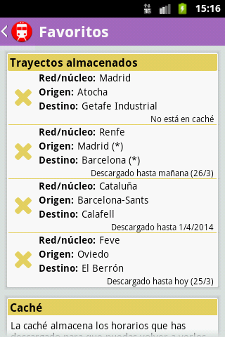 Horarios de tren截图5