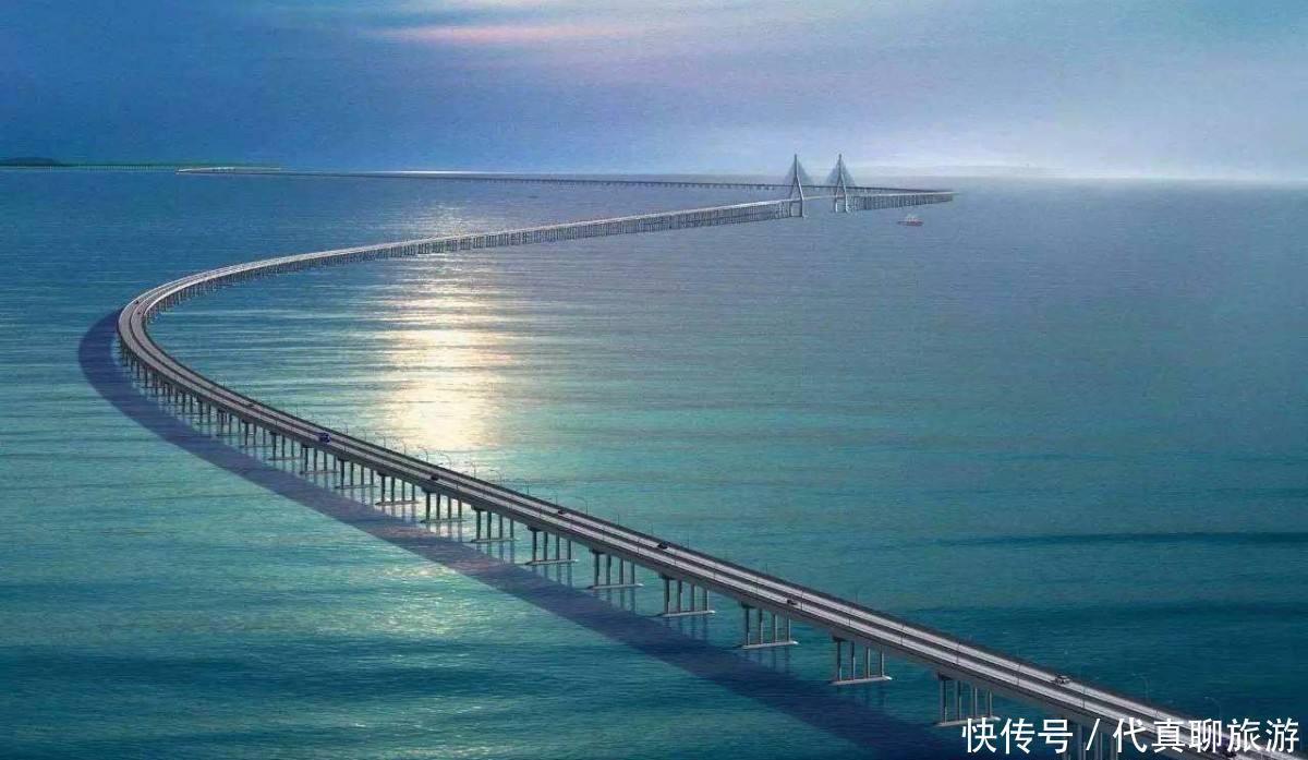 世界十大最长跨海桥梁排名，中国五座大桥上榜，珠港澳大桥夺魁