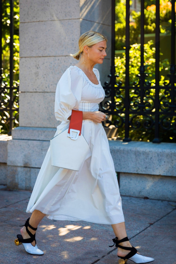 白色仙女裙,选对款式也能避开显胖误区,将气质