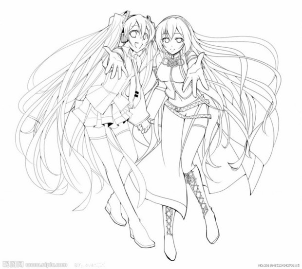 初音未来的手绘图