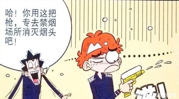 阿衰漫画:小衰狙击神枪手上传歹徒?一屁冲天ipad漫画智斗图片