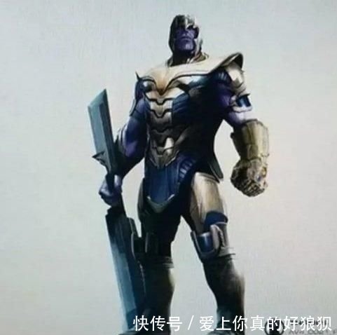 复联4曝光概念图:灭霸将使用兵器四刃刀,惊奇