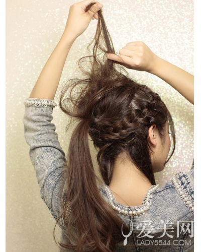 两款公主头扎法图解3分钟搞定甜美<em>发型</em>_360问