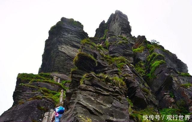 贵州最美的山峰，金顶云雾弥漫，犹如天空之城，恐高的人不敢去！