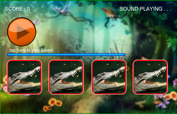 Wild Animals Sound Puzzle截图2