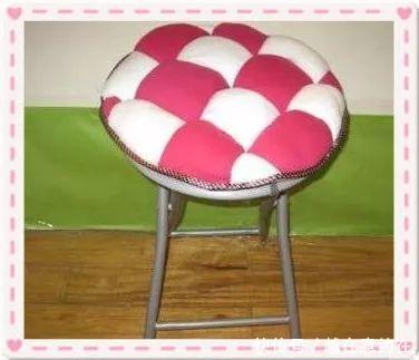 旧衣服翻新改造凳子有妙招了,可爱又舒适