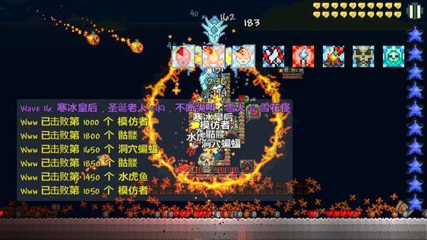 泰拉瑞亚南瓜神教疯狂算怪电路不会铺?(打霜月