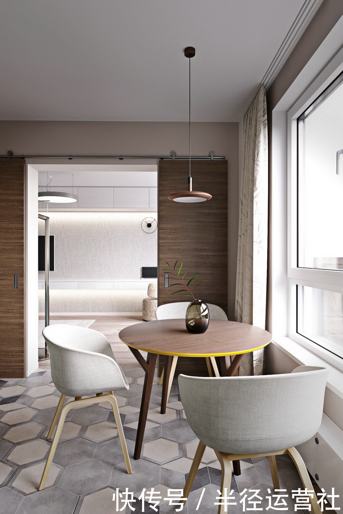 深圳现代公寓装修设计,60平方米跨越多个空间