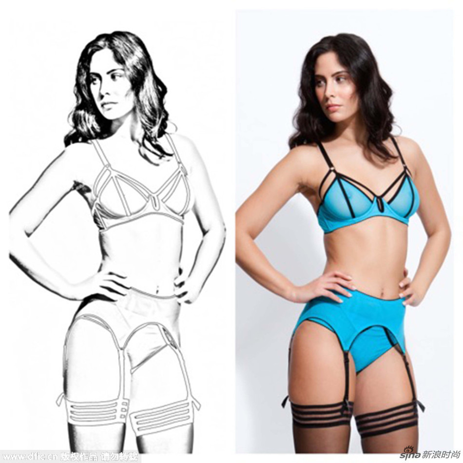 穿彩色内衣_动物简笔画彩色(3)