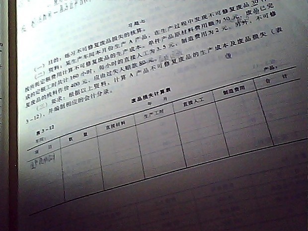 按所耗定额费用计算不可修复废品的生产成本.
