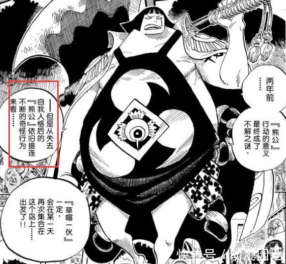 海贼王908话:大熊有望恢复记忆 贝加庞克留了一手