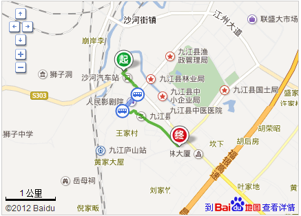 江西省九江县沙河到沙河体育馆怎么走_360问