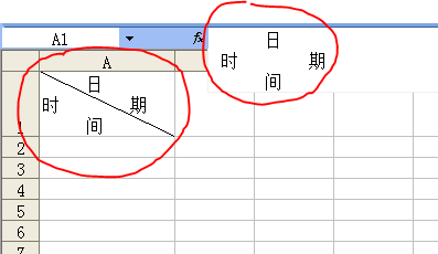 Excel怎么在一个单元格内画斜线呢,可以输入文
