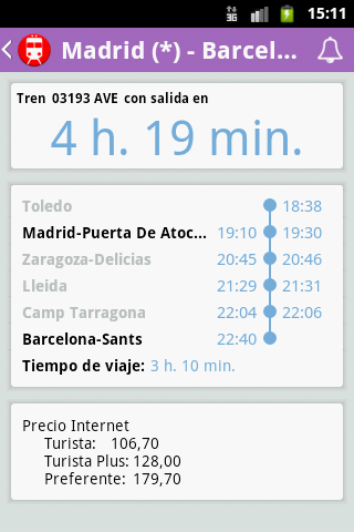 Horarios de tren截图3