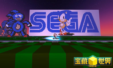 神演绎！《宝藏世界》玩家用方块再现刺猬索尼克原声音乐