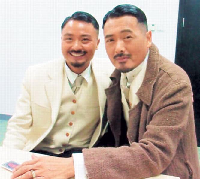 娱乐圈明星与替身合影: 刘亦菲与替身杜雨晨, 都