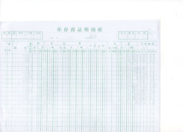 怎样填写库存商品明细帐？能给详细说一下吗？最好有个例子。谢谢